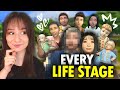 I completed the Every Life Stage Challenge in The Sims 4!