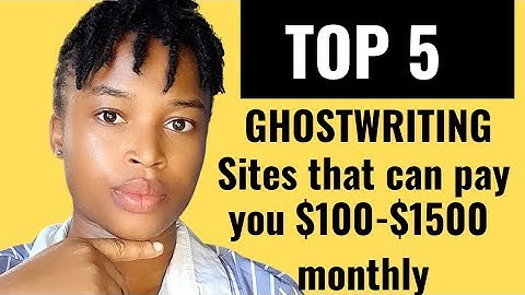 Top 5 Ghostwriting Sites that can pay you $100-$250 monthly | Novel writing platforms #ghostwriting