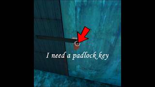 Granny Game 🔥 Rusty Padlock Key &amp; Padlock Key Use 🔑 Full Guide 😱 | #horror #granny  #shorts