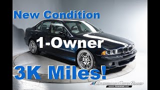Athlete Statistics Brand New E39 M5: 1-Owner, 3K Miles - New Arrival!