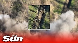 Ukrainian aerial reconnaissance crew hunts fleeing enemies with coordinated strikes