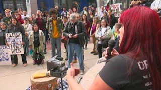 Standing Rock Supporters Protest In Downtown Minneapolis