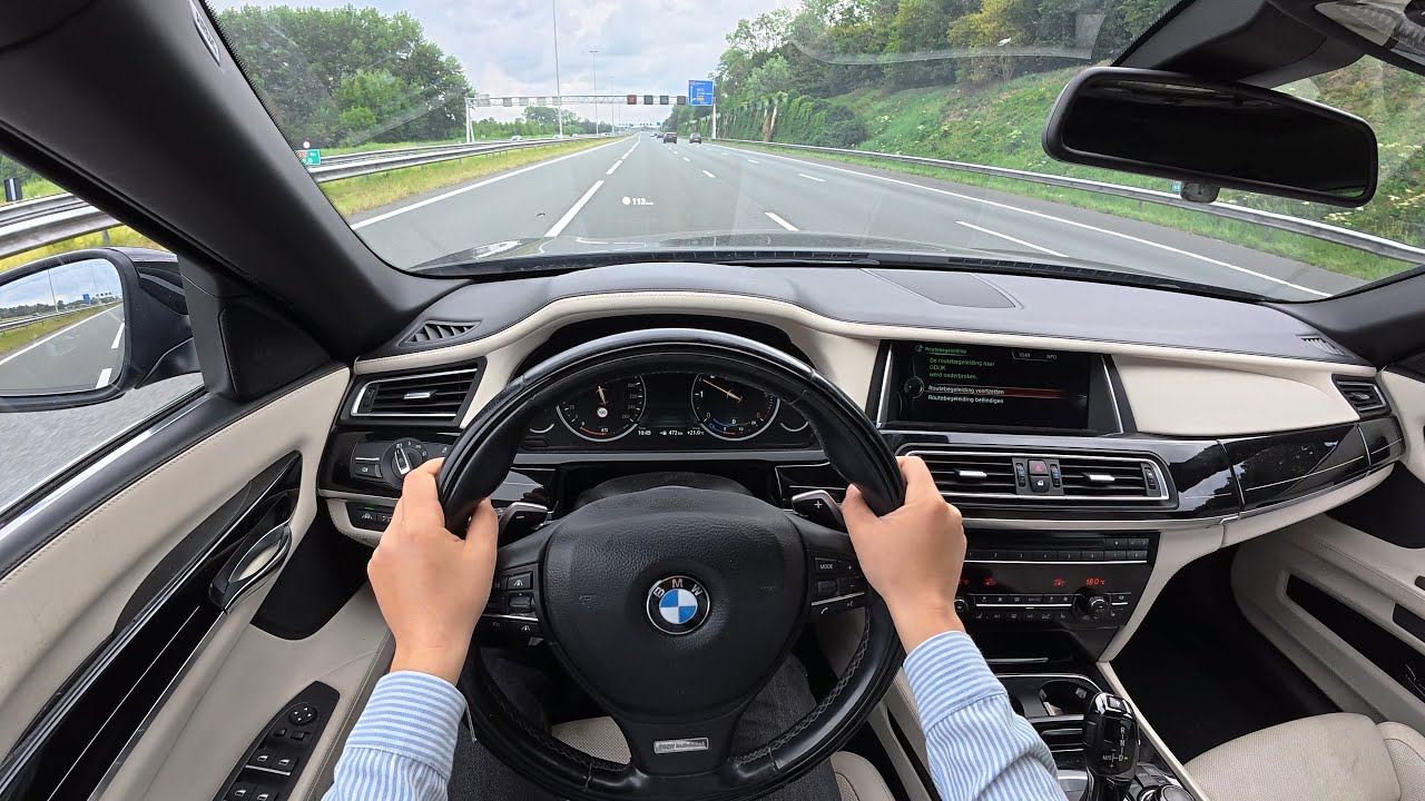 BMW 7 series POV Test Drive 381HP - 750Ld xDrive 2013