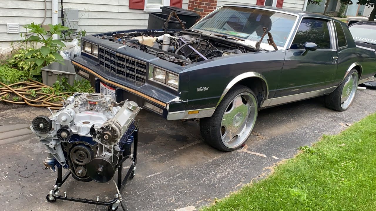 Lost footage of motor swap on my brother‘s 81 Monte carlo￼