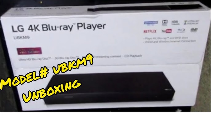 Unboxing LG 4K Blu-ray Player UBKM9 