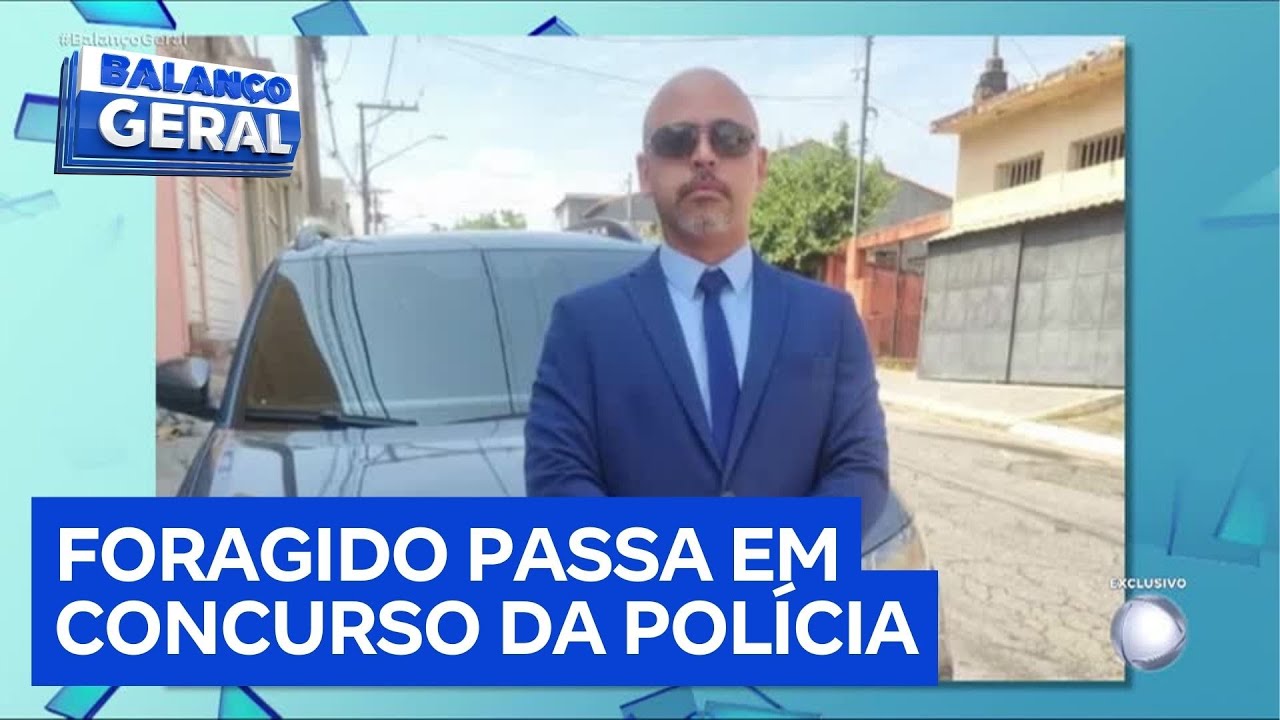 Foragido da Justiça passa em três fases de concurso da Polícia Civil antes de ser preso