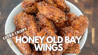 Crispy Fried Honey Old Bay Chicken Wings: A FingerLicking Delight!