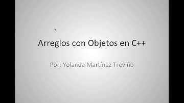 Arreglos con objetos en C++