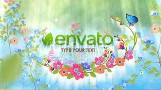 Spring Logo | After Effects Template | Logo Stings