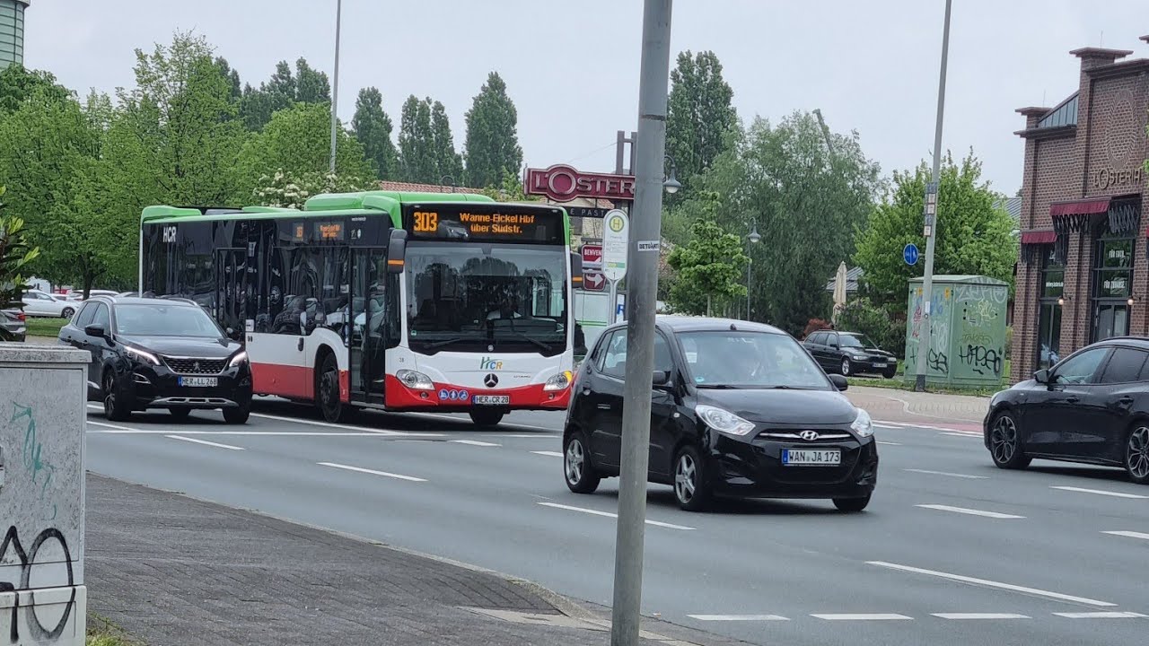 Linie 303 Herne Bahnhof-Wanne-Eickel Hauptbahnhof [MITFAHRT]