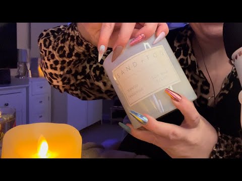 ASMR / Candle Triggers 🕯️ tapping & scratching with mouth 👄 sounds
