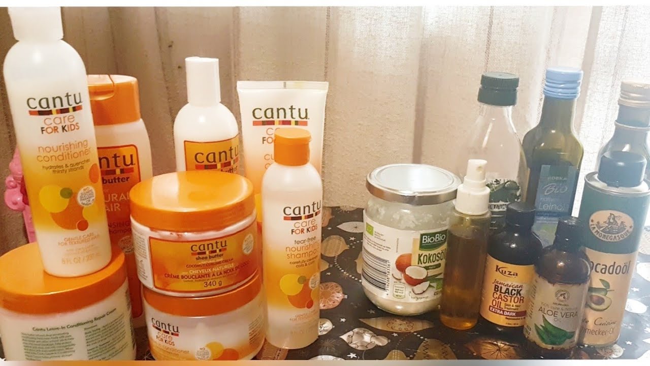 THE JOURNEY OF MY  VIRGIN HAIR \\  hair growth with cantu products 