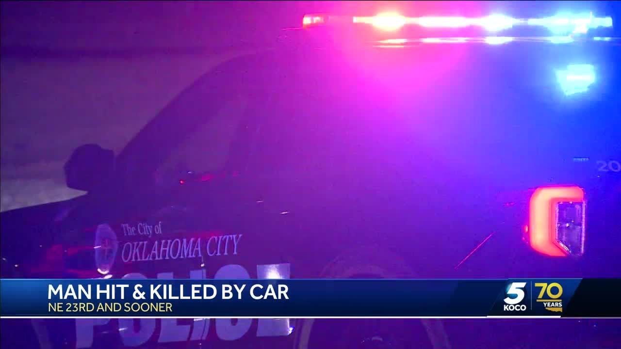 Man dies after being hit by car in northeast Oklahoma City - YouTube