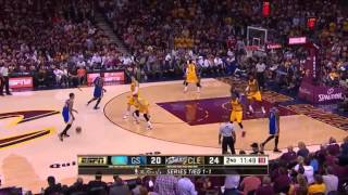 Golden State Warriors vs Cleveland Cavaliers | First Half Highlights | Game 3 - 2015 NBA Finals