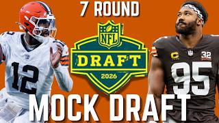 Cleveland Browns 2026 7-Round Mock Draft 2.0 | Offensive Line RELOAD!