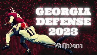 Georgia Defense 2023 vs Alabama