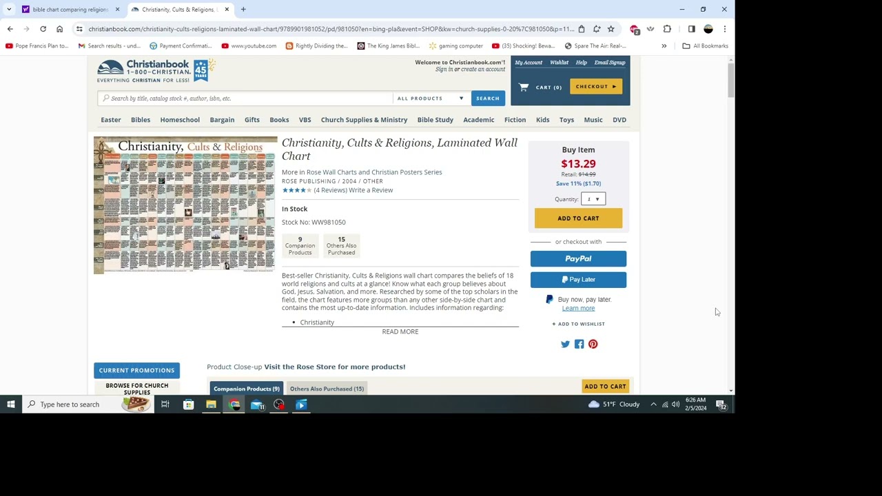 Christianity vs. Scientology, Wicca, Islam and more