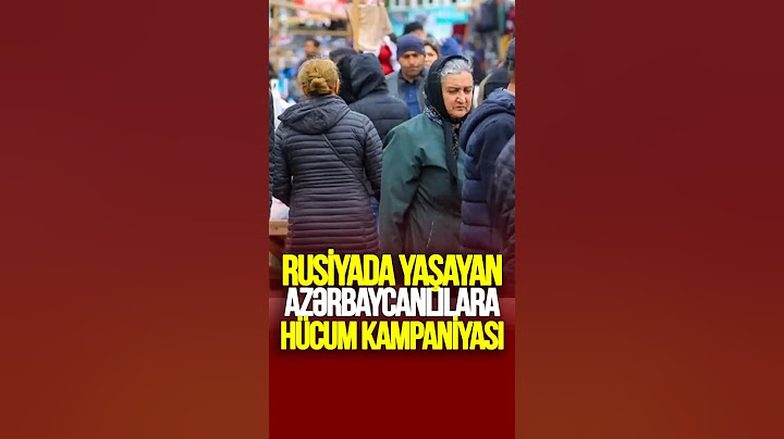 Rusiyada yaşayan azərbaycanlılara HÜCUM KAMPANİYASI başladı!!!  #tvmusavat #xəbərlər #azerbaycan