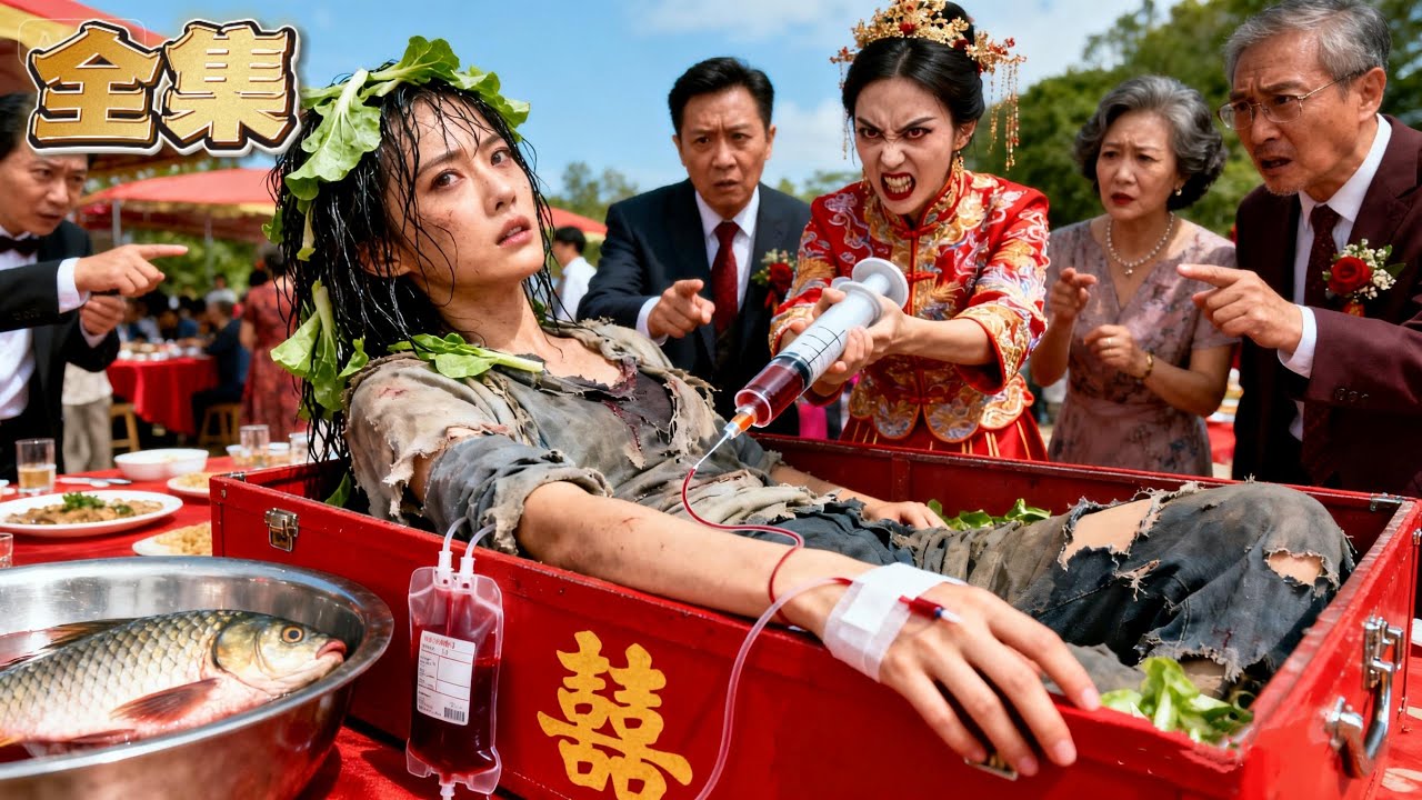 【FULL】👑鄉下賣魚女孩被親生父母接回，竟淪為妹妹的活體血庫！ 榨乾鮮血後，婚宴上更被塞進彩禮箱等死！ 絕望之際，身價千億的養母率百名保鏢破門而入，雷霆震怒：“我來教你們怎麼做父母！ ”#爽劇