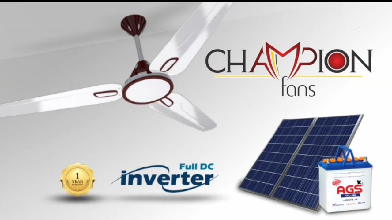 Champion Fan Inverter series - YouTube