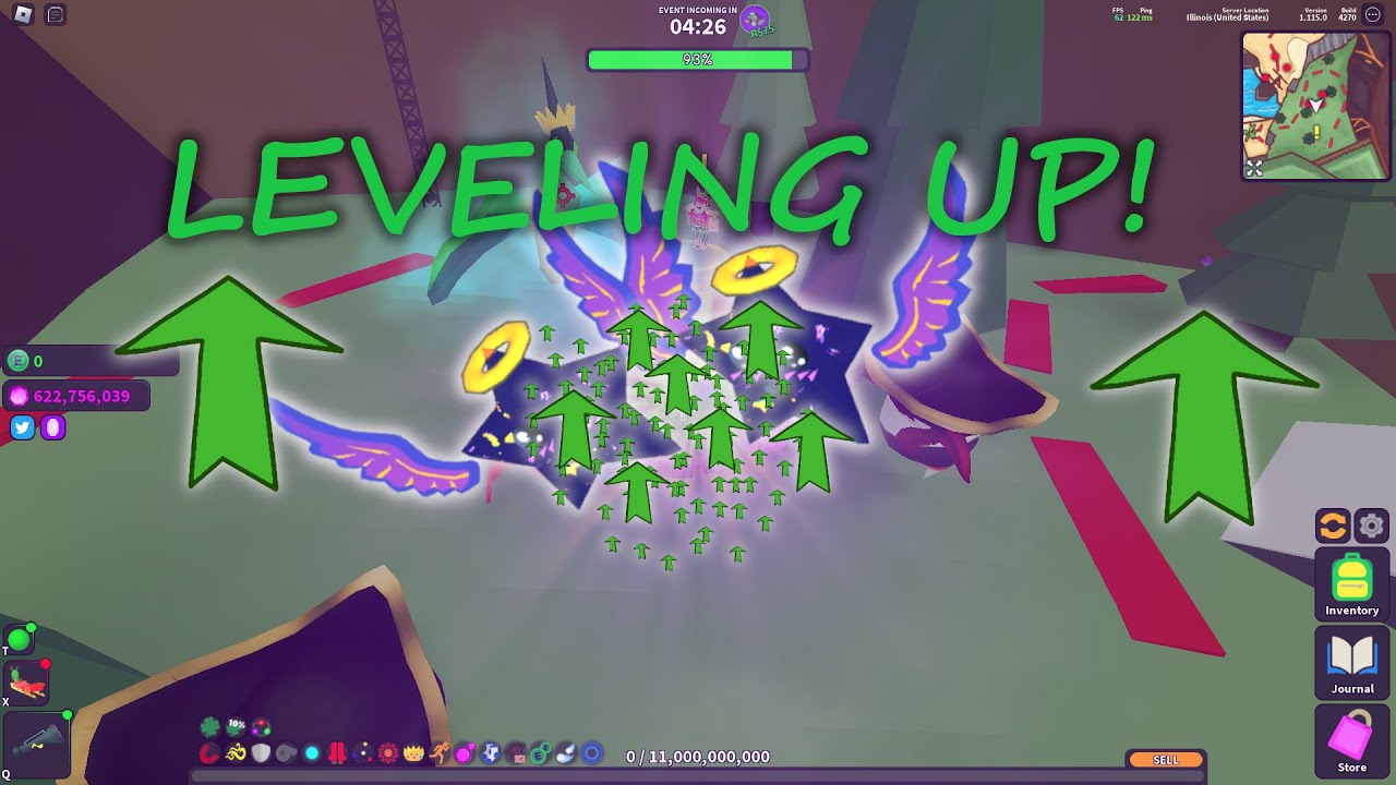 Grinding Pet XP; Ghost Simulator Cosmic Wing Leveling YouTube
