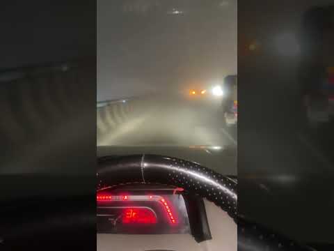 Fog drive, Chandigarh