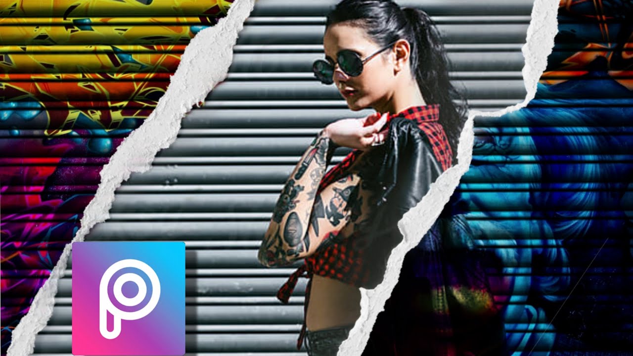 Ripped Paper effect in Picsart||How to create Tear/Torn paper effect in Picsart Tutorial