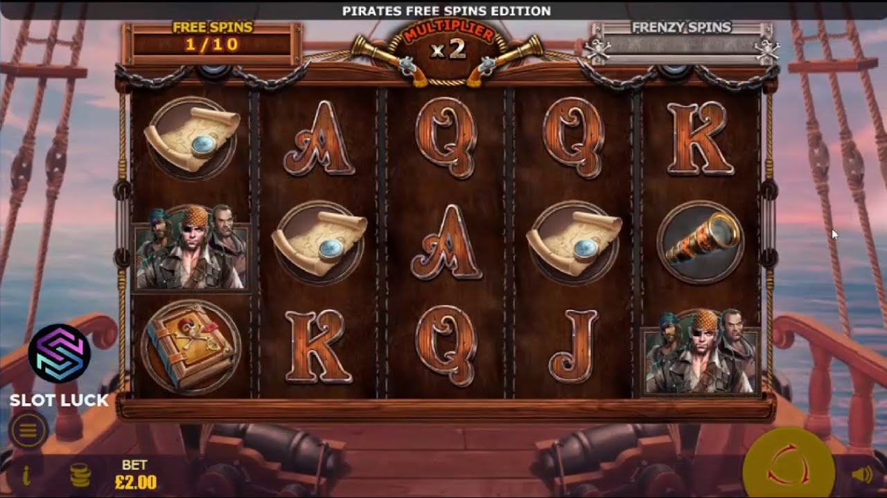 Pirates Free Spins Edition Slot - BIG Win - YouTube