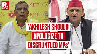 OP Rajbhar Doubles Down On Claims Of SP Split, Says 'Akhilesh Should Apologize To Disgruntled MPs'