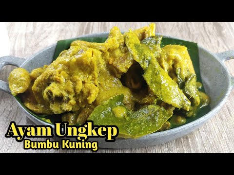 Resep Ayam Ungkep Bumbu Kuning Simple