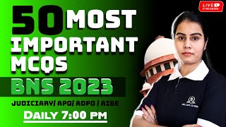 BNS 2023 Most Important MCQs for Judiciary exam | MD LAW CLASSES 