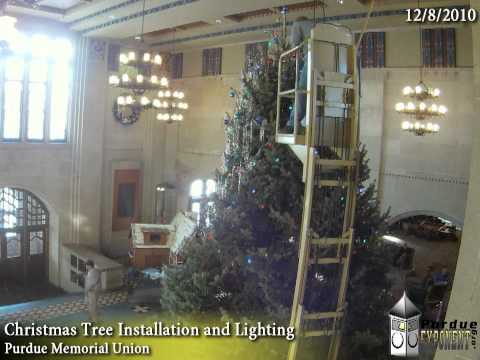 Purdue Exponent - PMU Christmas Tree Installation ...