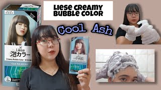 Famous LIESE Creamy Bubble color | Cool Ash | Results? on Medium Dark colored hair Wealth