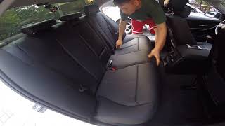 BMW F30 seat removal 3시리즈 뒷좌석 탈거