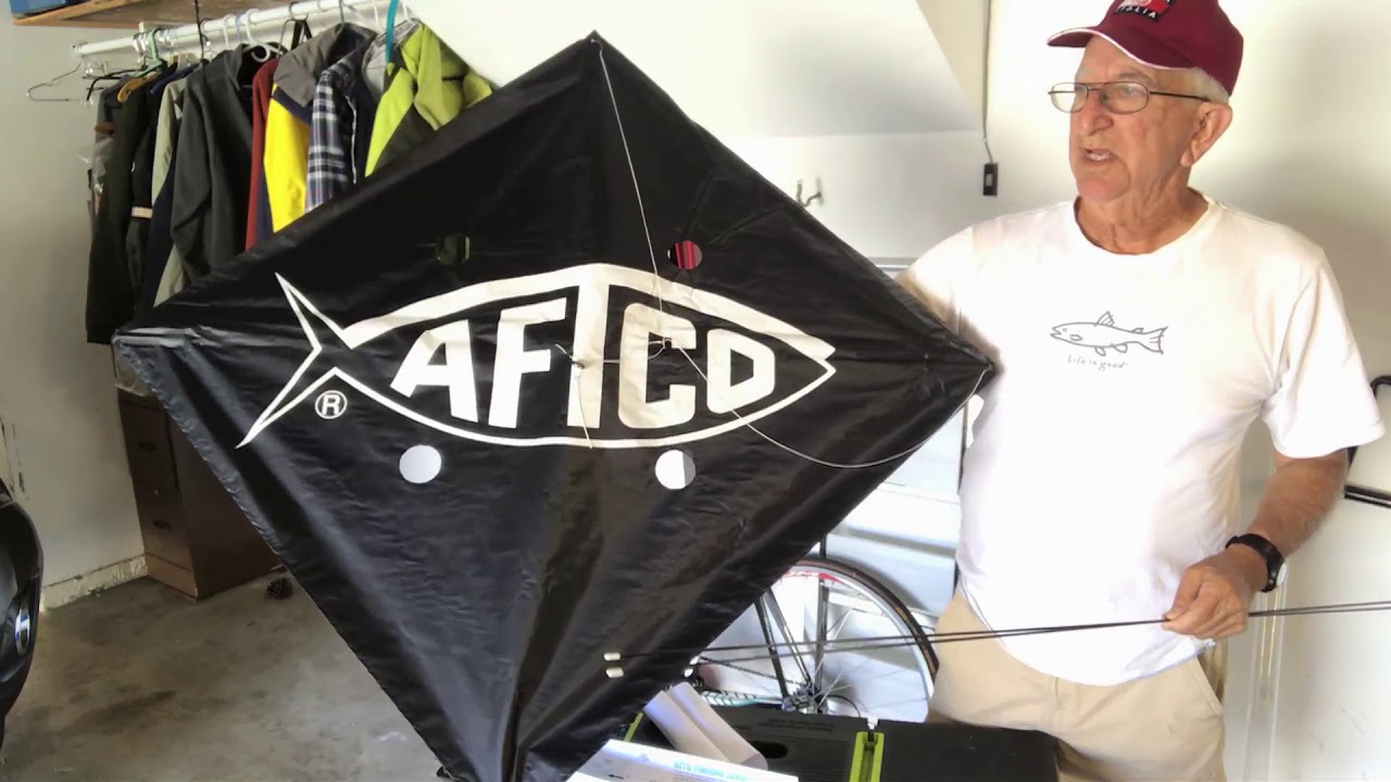 Downsail Fishing Kite Diy Tuna YouTube