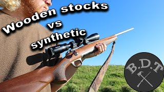 Wooden stocks vs synthetic