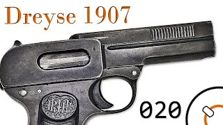 &quot;Капсюль&quot; 020. Стрелковое оружие Первой Мировой войны. Германский пистолет Дрейзе 1907.