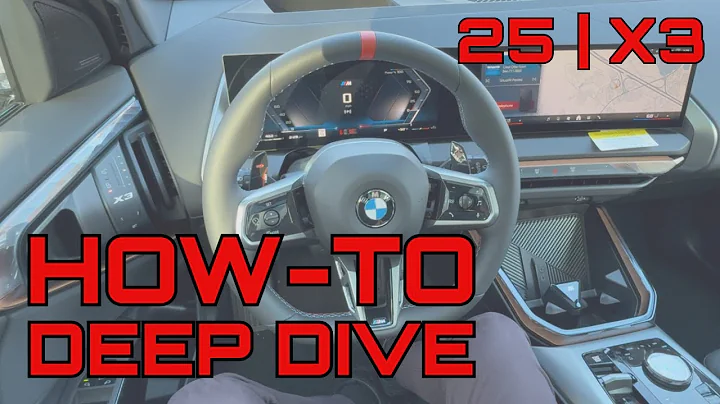 2025 BMW X3 Deep Dive Tutorial