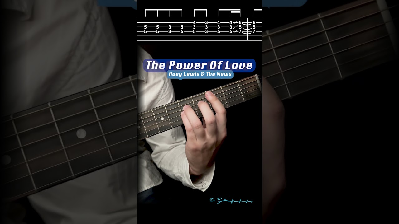 The Power Of Love - Huey Lewis & The News | TABS Tutorial - Dr. Guitar