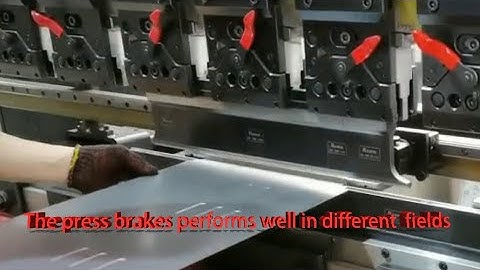 BRAND NEW HYDRAULIC PRESS BRAKE MG SERIES CNC - WORK VIDEOS