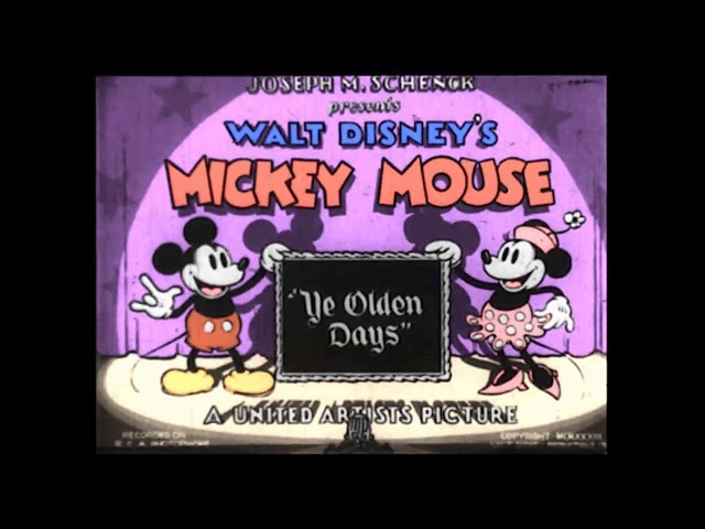 Ye Olden Days (1933) - My Colorized Opening Titles - YouTube