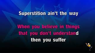 Superstition - Stevie Wonder (KARAOKE)
