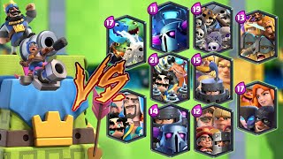 KING + CANNONEER TOWER VS ALL TEAMS - Clash Royale Team Battle