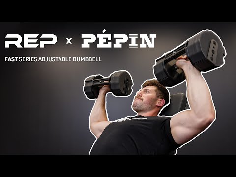 REP x PÉPIN FAST Series Adjustable Dumbbell: Overview of the Best Heavy DB for Strength Training