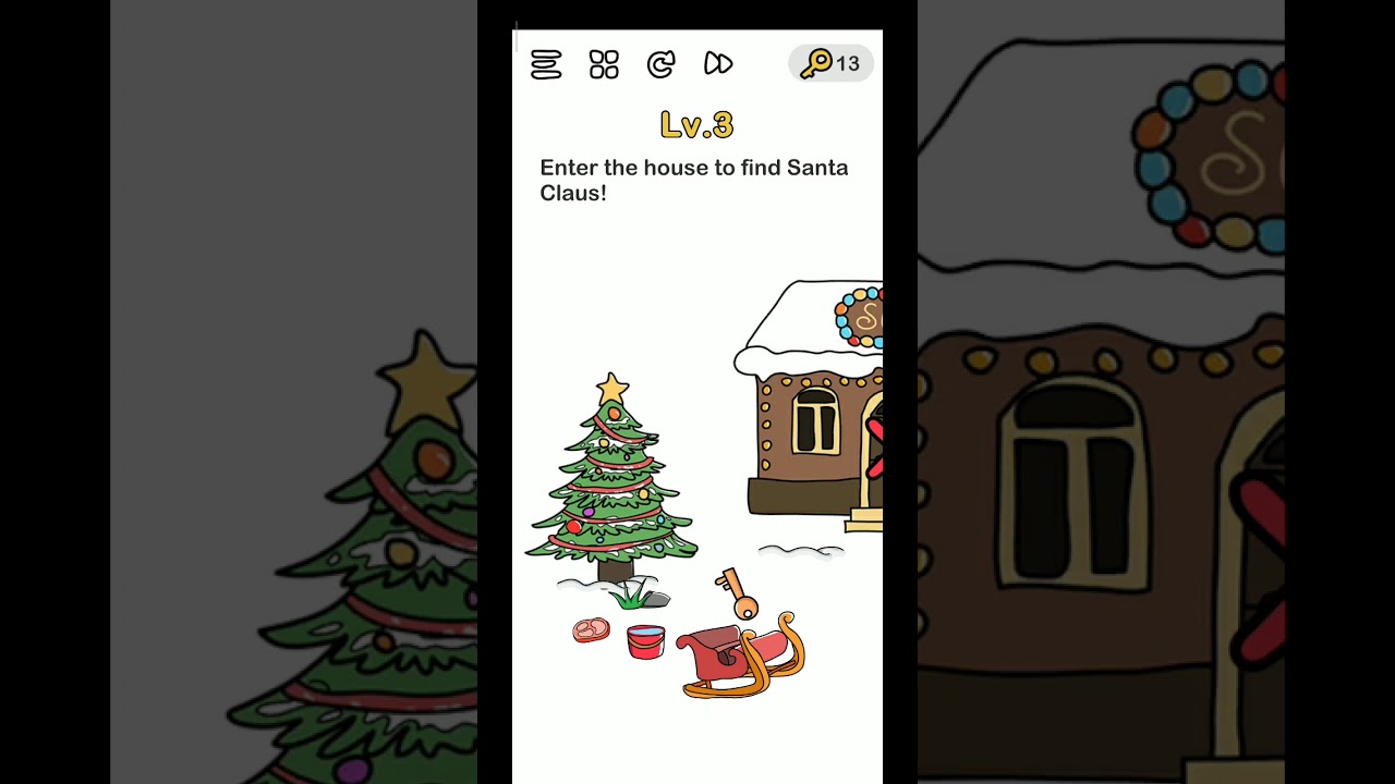 Brain Out Santa Level 5