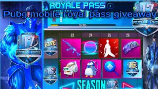Get FREE seson 17 Elite pass giveaway|pubg royal pass giveaway|Free 600uc pubg mobile|2020 screenshot 5