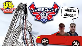 We Drove HOURS to ride ArieForce One on its Opening Day - Fun Spot America Atlanta VLOG (3/31/23)