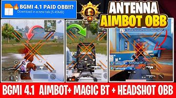 BGMI 4.1 AIMBOT OBB | BGMI 4.1 NO RECOIL CONFIG | BGMI NO RECOIL CONFIG 4.1 [ 100% Safe No Ban ]