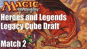 Legacy Cube Draft MTGO Winter 2016! Match Two! Magic the Gathering Online!