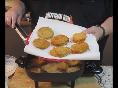 Perfect Fried Green Tomatoes (custom dipping sauce)